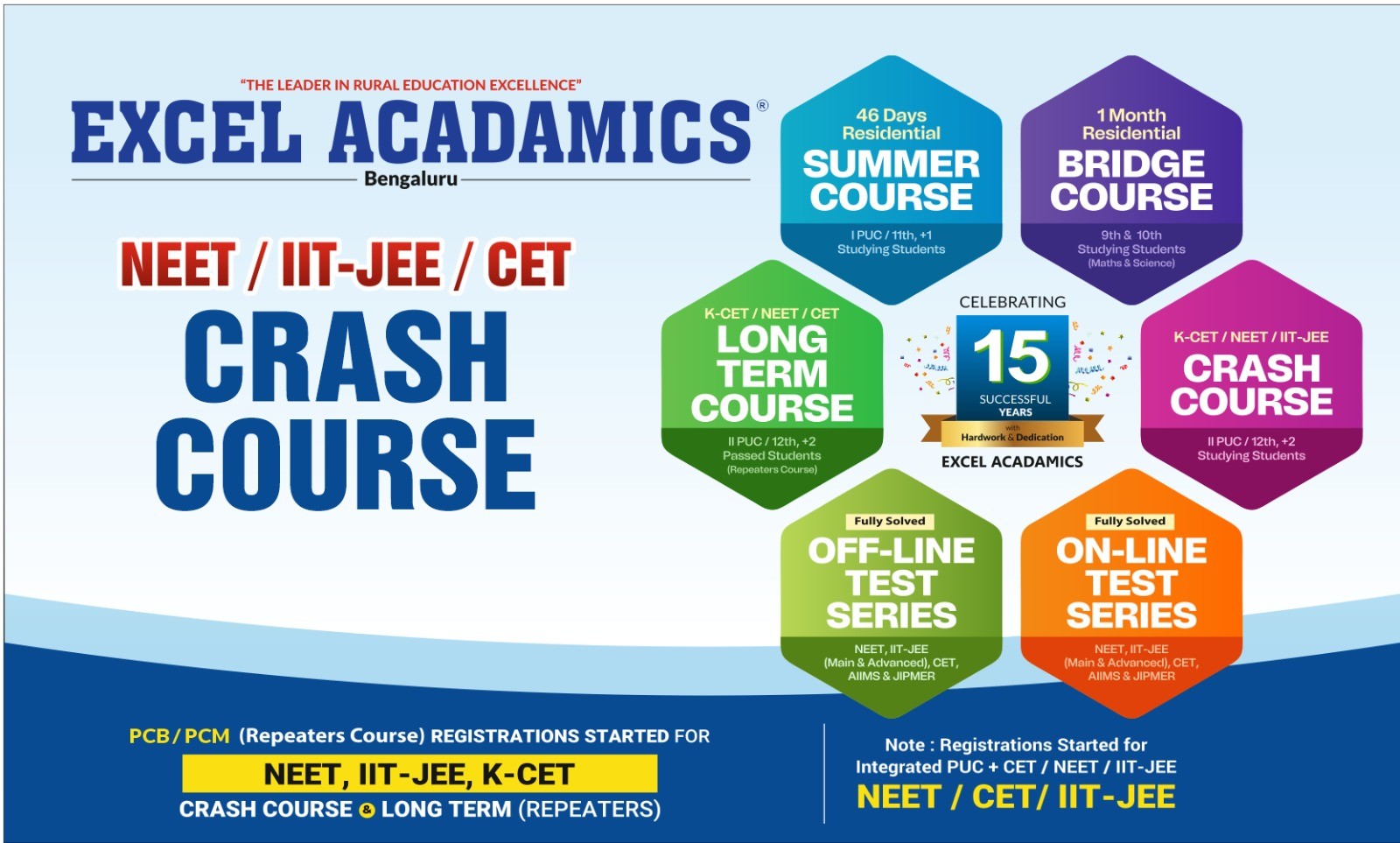 EXCEL ACADAMICS COURSES